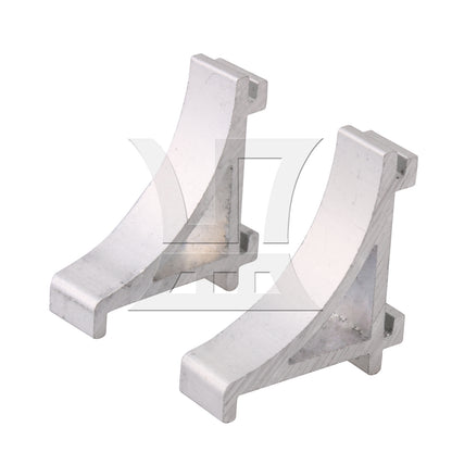 BQLZR 10Pcs Aluminum Alloy M Size Freezer Shelf Support Brackets Replacement 2.3CM