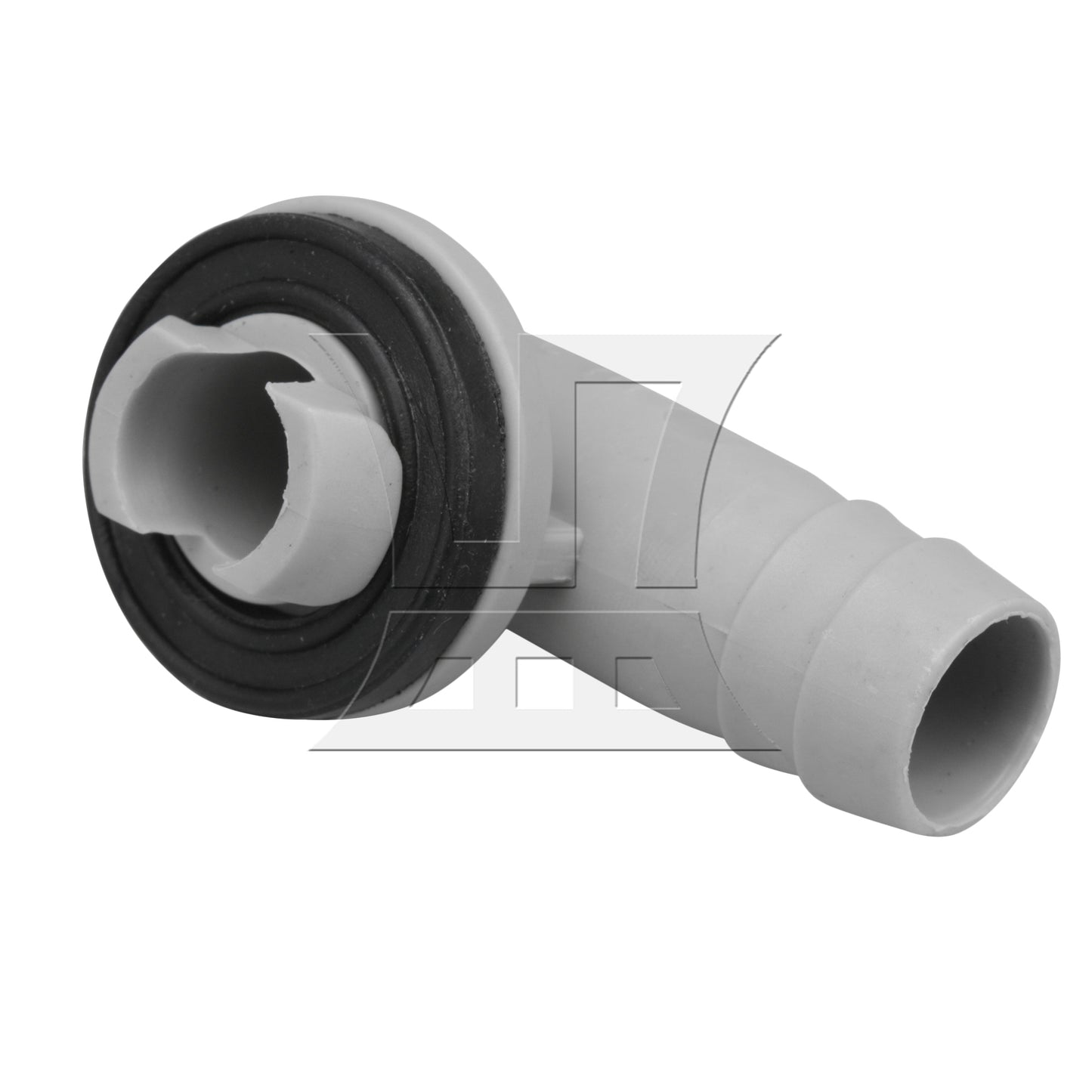 BQLZR Air Conditioner Drain Hose Elbow Connector with Rubber Ring 14mm Diameter