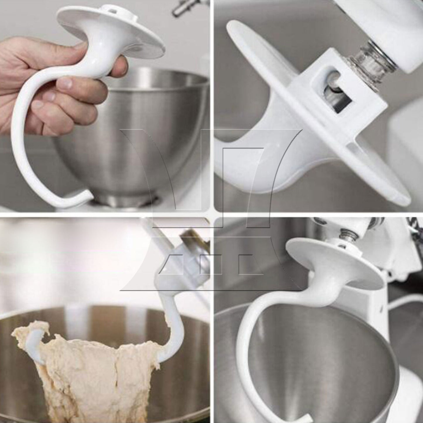 BQLZR Dough Hook Tilt Head Lift Stand Mixers Replacement for Mixer K45DH