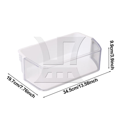 BQLZR Plastic DA97-12650A Refrigerator Door Shelf Bin Right Replacement Parts