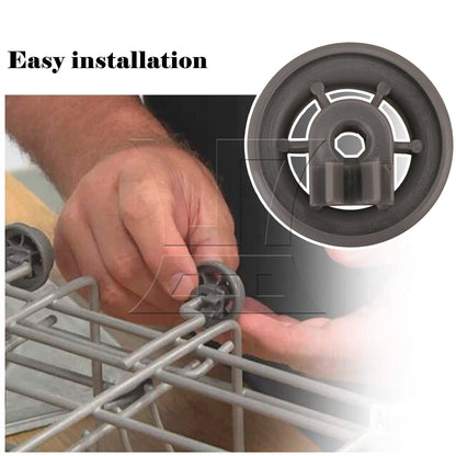 BQLZR  Dishwasher Lower Dishrack Wheel Replacement Part 4581DD3003B Gray