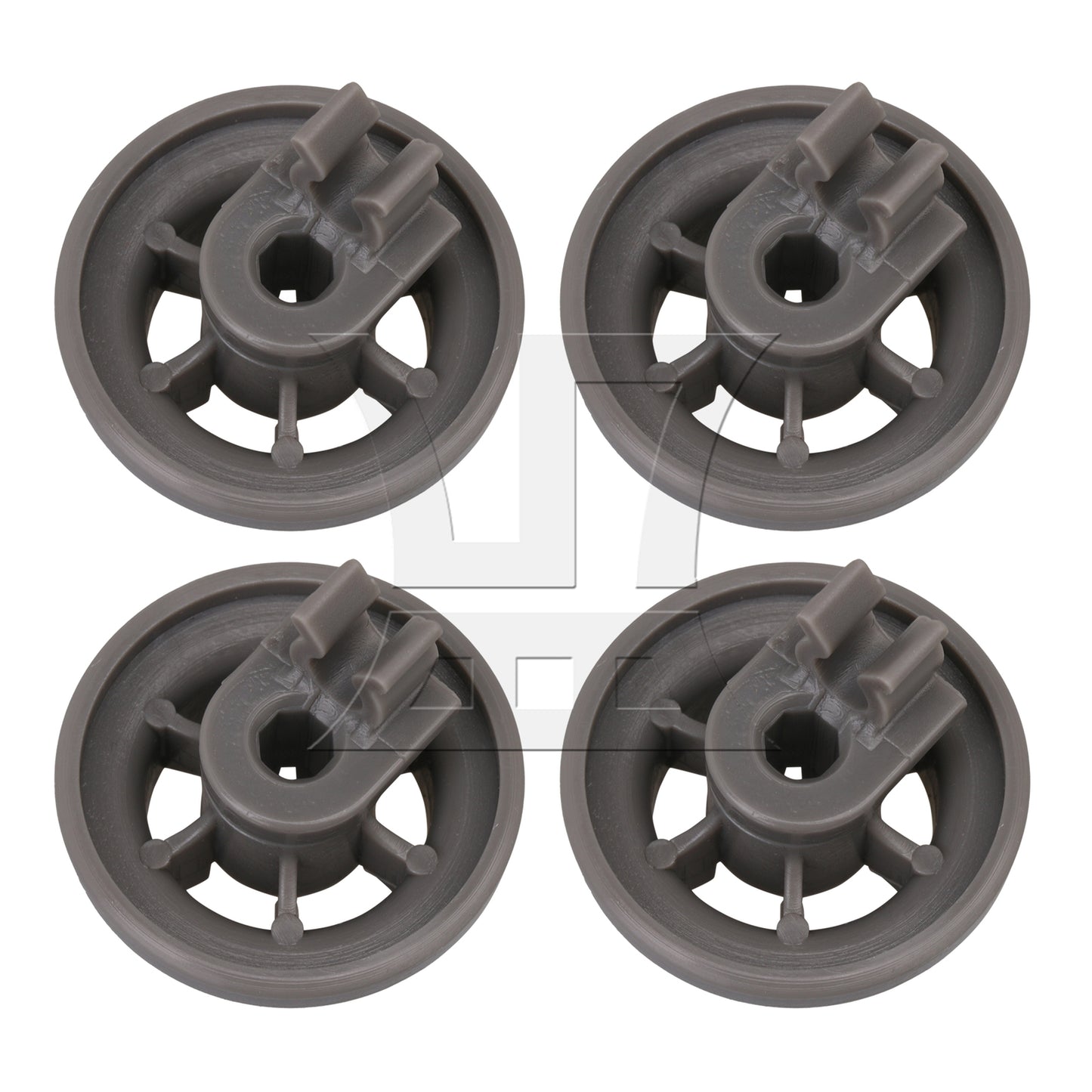 BQLZR  Dishwasher Lower Dishrack Wheel Replacement Part 4581DD3003B Gray