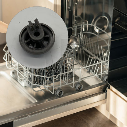 BQLZR  Dishwasher Lower Dishrack Wheel Replacement Part 4581DD3003B Gray