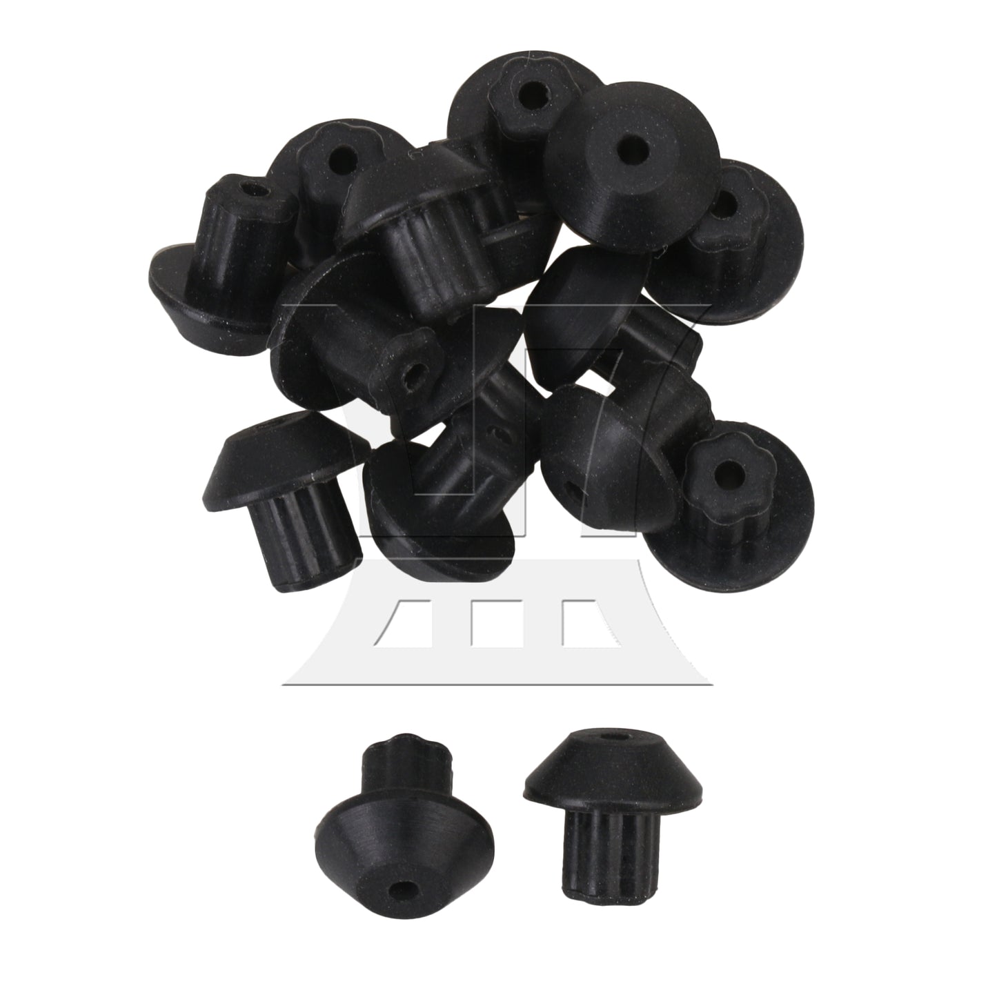 BQLZR  Gas Stoves Rubber Feet Replace Part Number WB02K0101 247410 Black