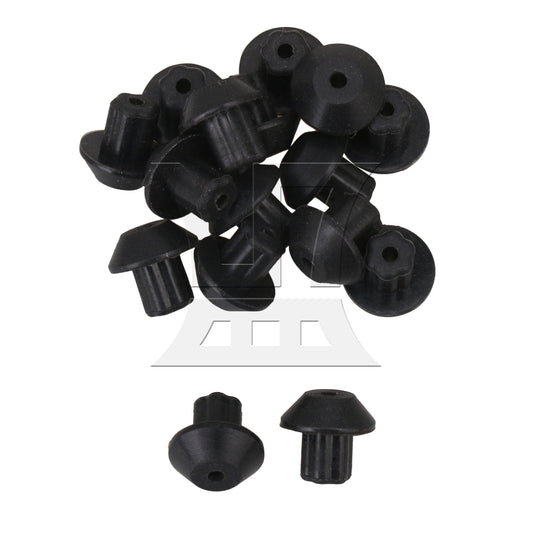 BQLZR  Gas Stoves Rubber Feet Replace Part Number WB02K0101 247410 Black