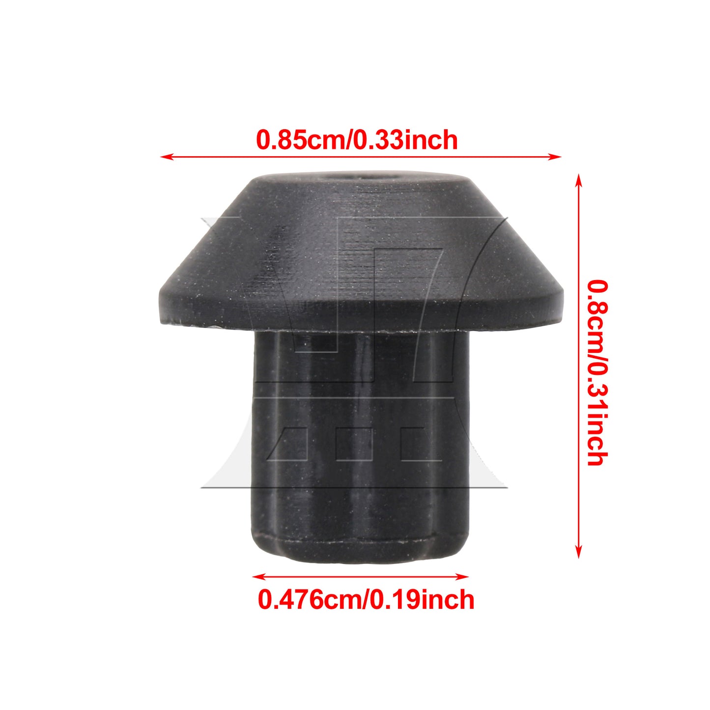 BQLZR  Gas Stoves Rubber Feet Replace Part Number WB02K0101 247410 Black