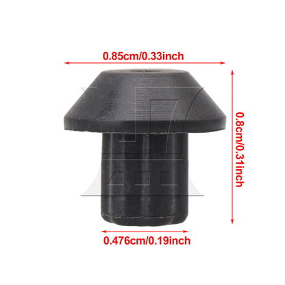 BQLZR  Gas Stoves Rubber Feet Replace Part Number WB02K0101 247410 Black