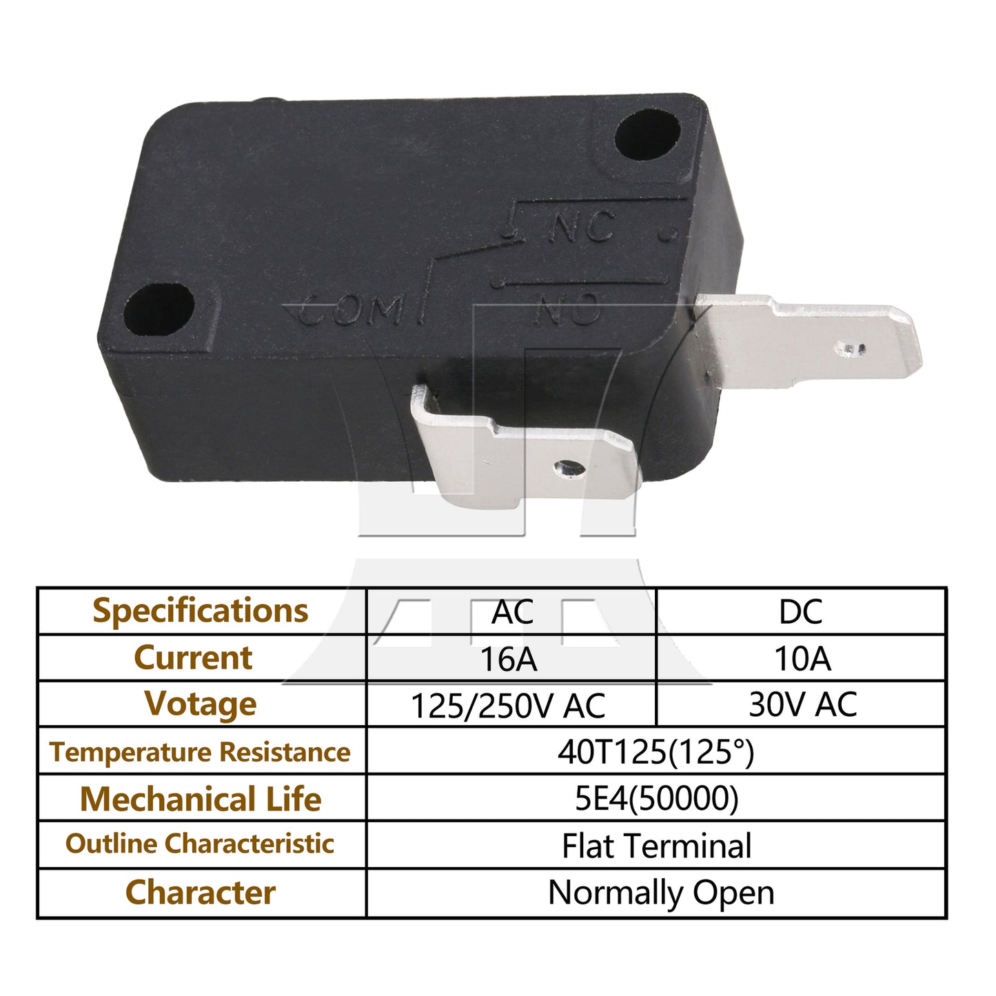BQLZR  Universal Microwave Door Switch KW3AT-16 Micro Replacement Parts
