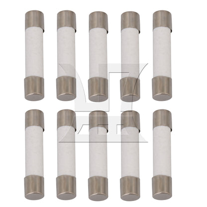 BQLZR 10 x Slow Blow Microwave Oven 30Amp 250V Ceramic Tube Fuse 1.18x0.23inch