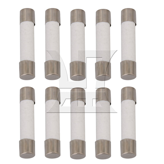 BQLZR 10 x Slow Blow Microwave Oven 30Amp 250V Ceramic Tube Fuse 1.18x0.23inch