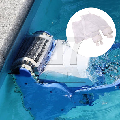 BQLZR 2 Pieces 300x290mm Universal Swimming Pool Filter Bag for 280 480 White