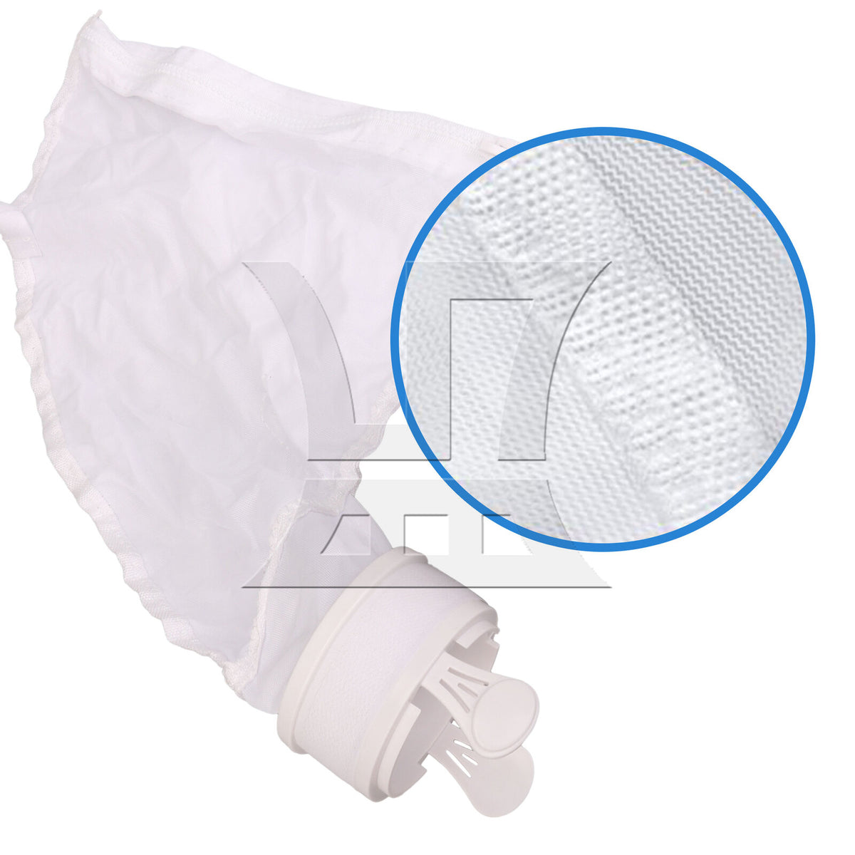 BQLZR 2 Pieces 300x290mm Universal Swimming Pool Filter Bag for 280 480 White