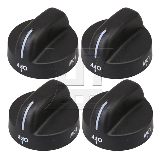 BQLZR 4 x Gas Stoves Knob ER8273103 8273103 8273107 8273111 Replacement Parts
