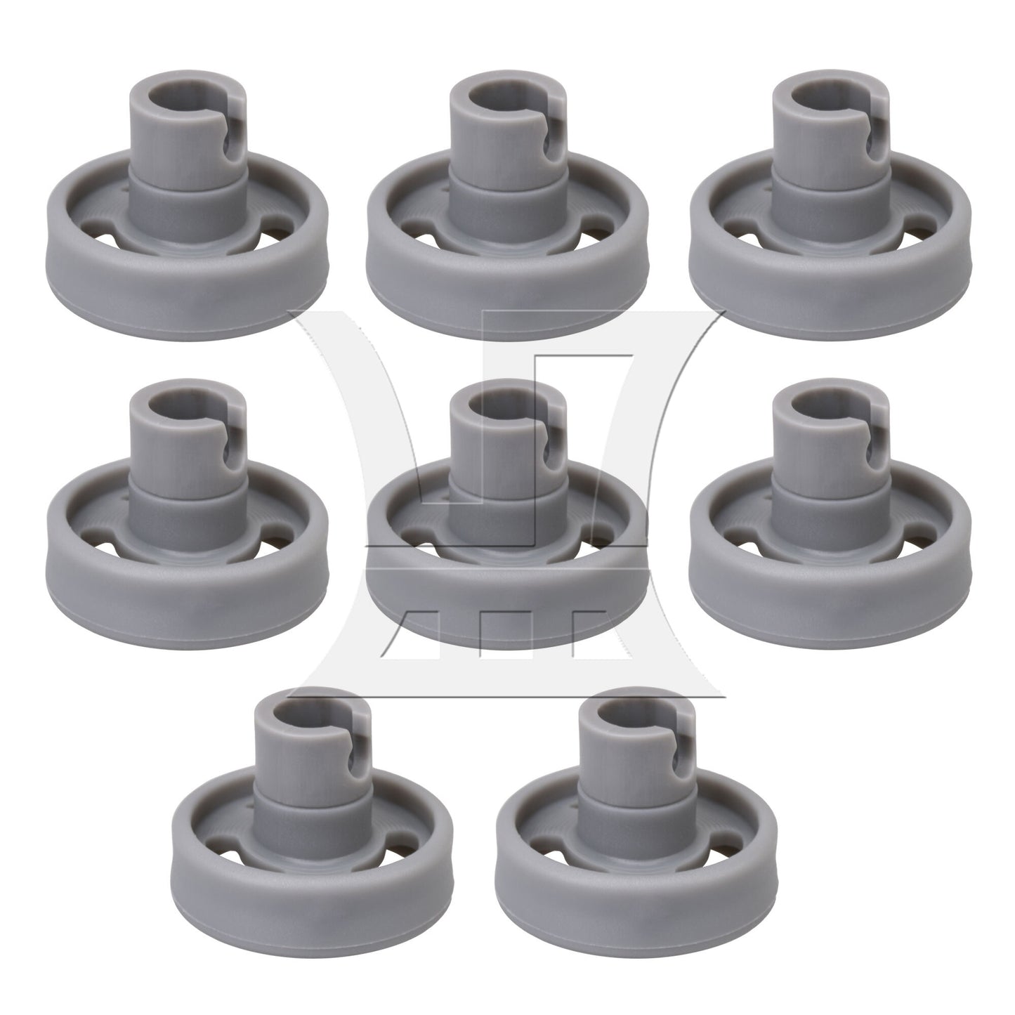 BQLZR 8 Pieces Dishwasher Lower Rack Wheel and Stud Replacement for GLDA696P02SS