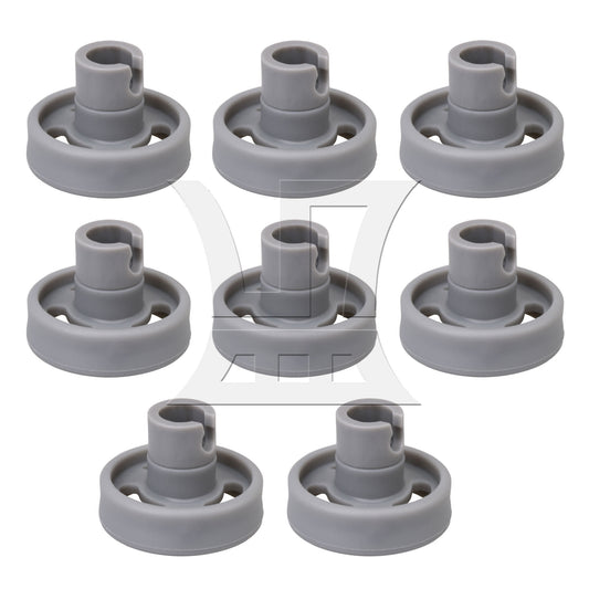 BQLZR 8 Pieces Dishwasher Lower Rack Wheel and Stud Replacement for GLDA696P02SS