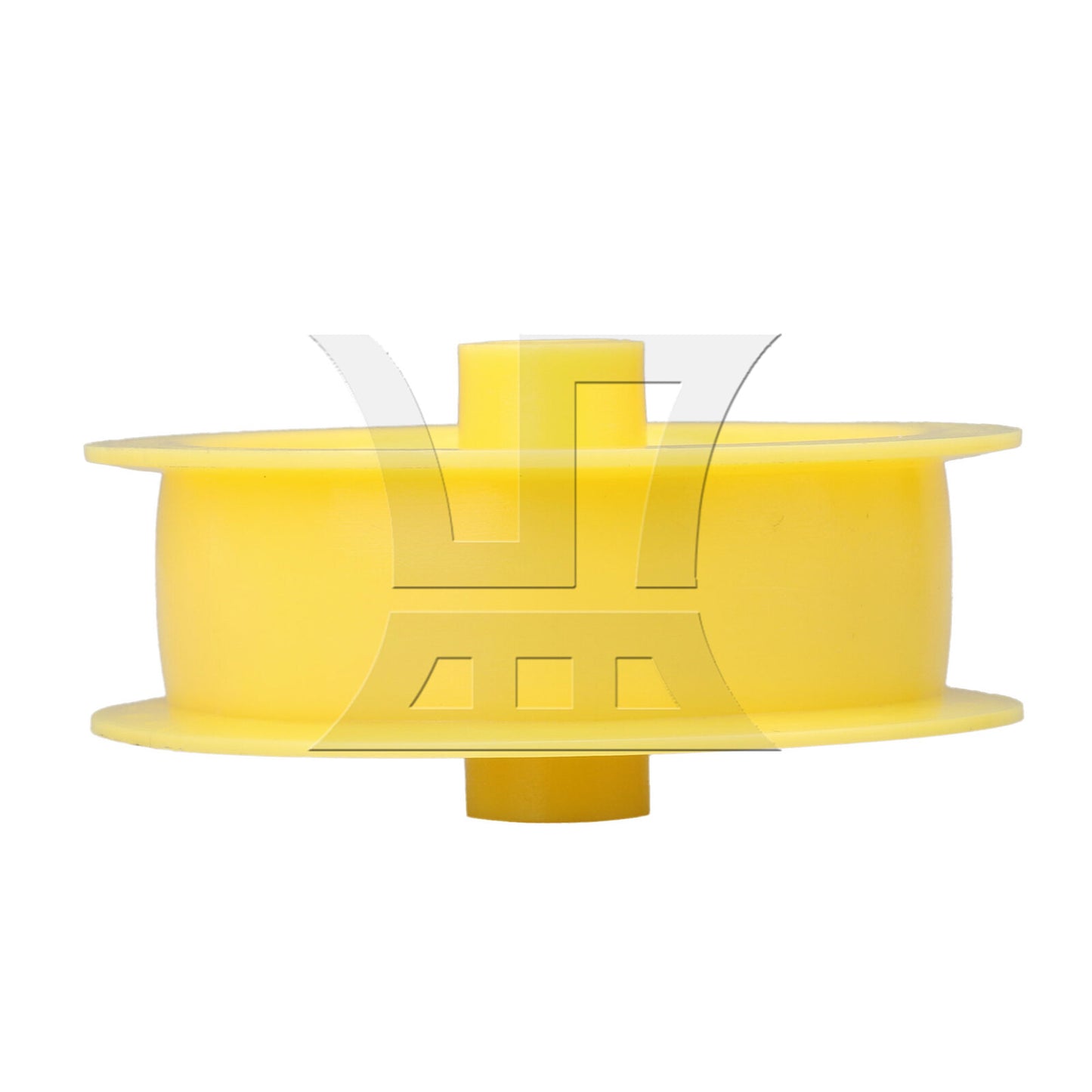 BQLZR WE12X83 Yellow Dryer Idler Pulley Wheel Upgraded Ball Bearing Replacement Part