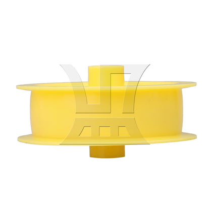 BQLZR WE12X83 Yellow Dryer Idler Pulley Wheel Upgraded Ball Bearing Replacement Part