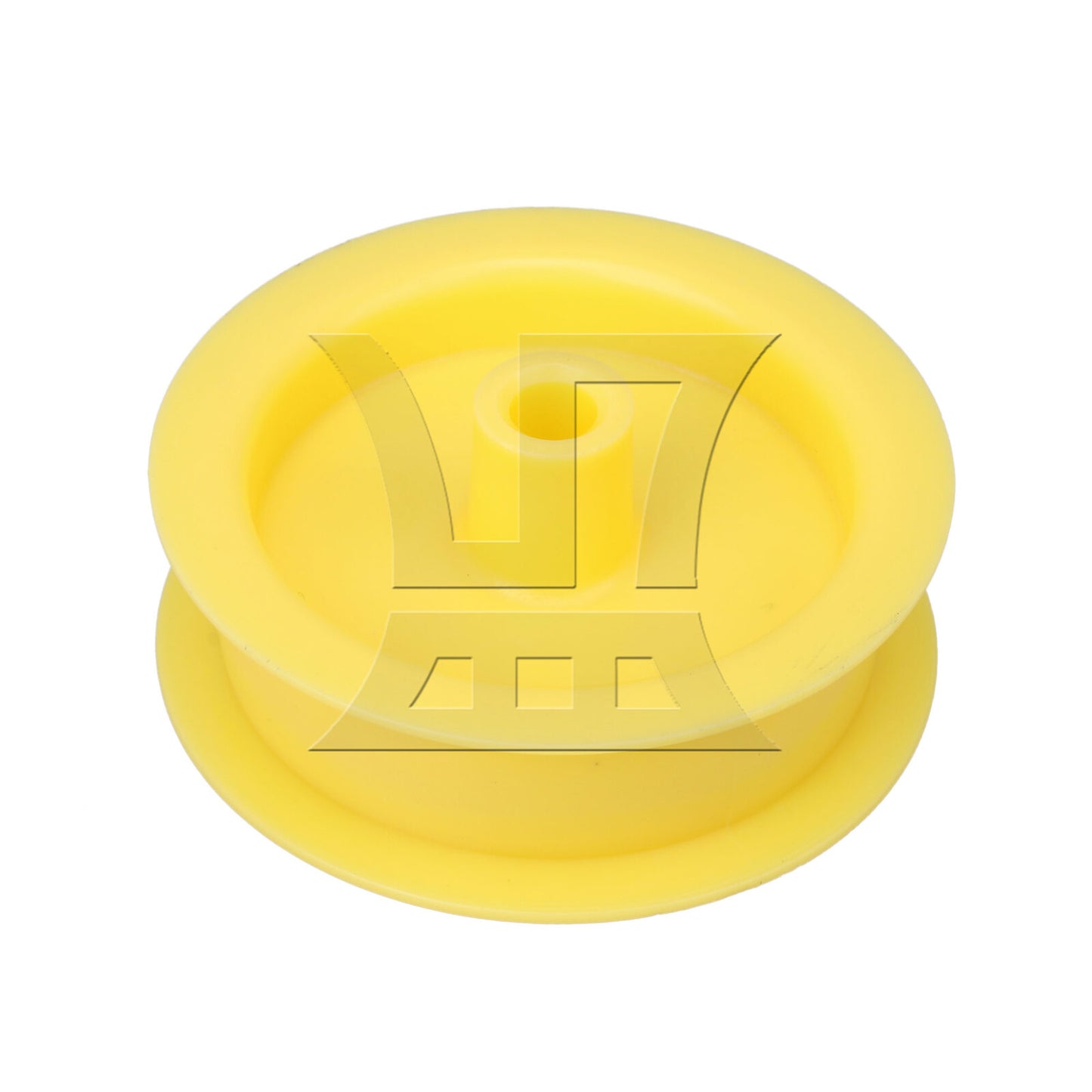 BQLZR WE12X83 Yellow Dryer Idler Pulley Wheel Upgraded Ball Bearing Replacement Part