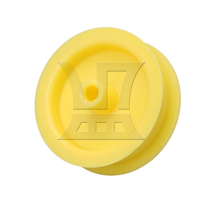 BQLZR WE12X83 Yellow Dryer Idler Pulley Wheel Upgraded Ball Bearing Replacement Part