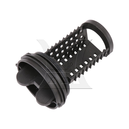 BQLZR Washer Drain Pump Filter Replacement Parts 383EER2001A 10.9x6.8mm Black