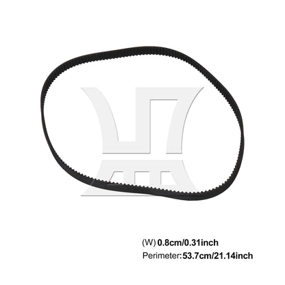 BQLZR Black Bread Machine Drive Belt Replacement for Sunbeam Model 5891 Width 8 mm