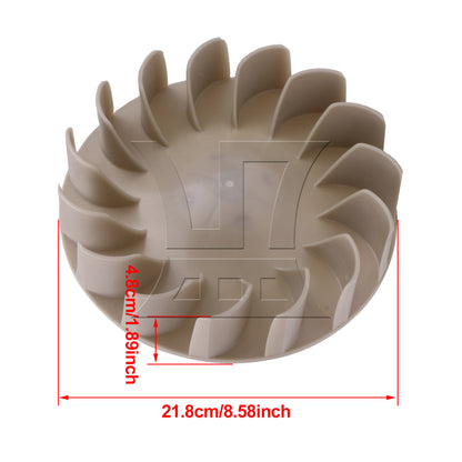 BQLZR Grey 694089 Dryer Blower Wheel Replacement for PS383953 AH383953