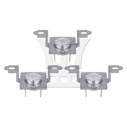 BQLZR 3Pieces DC96-00887A Metal Silver Dryer Thermal Fuse Replace Parts PS11741829