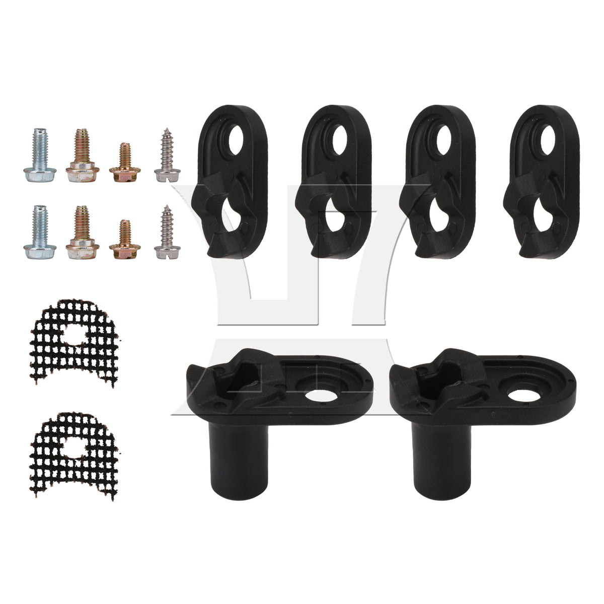 BQLZR Plastic Refrigerator Door Closer Kit 4318165 Replacement Parts 2155313 Black