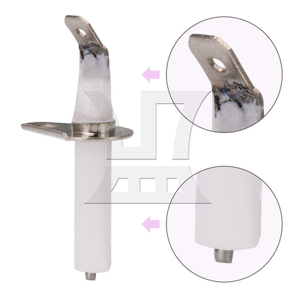 BQLZR 4pcs 8523793 Spark Burner Igniter Electrode White