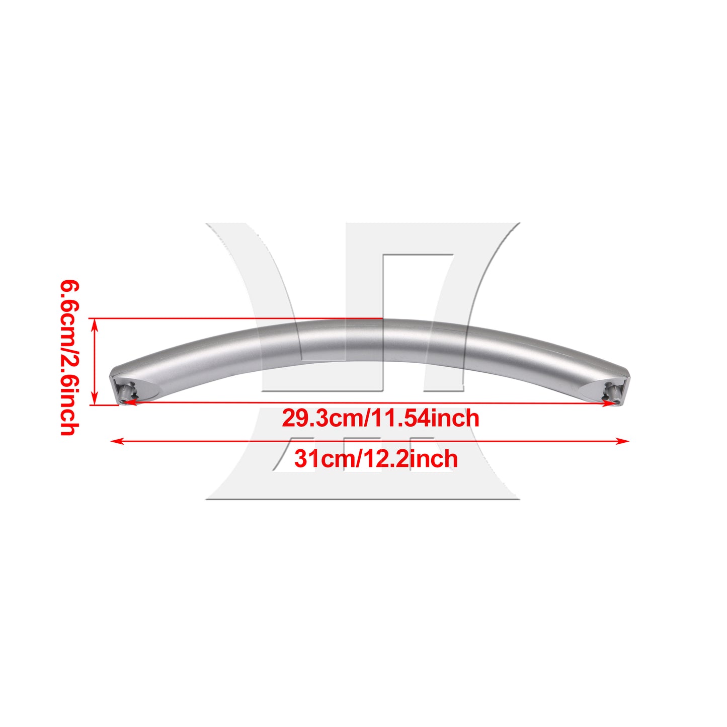 BQLZR Door Handle Microwave Fitting DE94-02409C Replacement for 2309804 SMH1713S