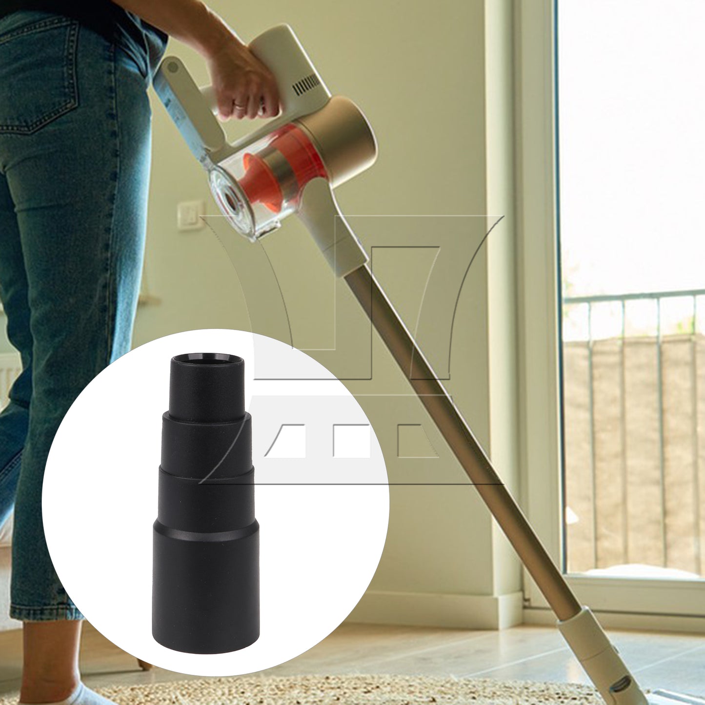BQLZR Vacuum Brush Hose Tube Adapter Connecting Nozzle 1-3/8" to 1" 1-1/4" 1-3/8"