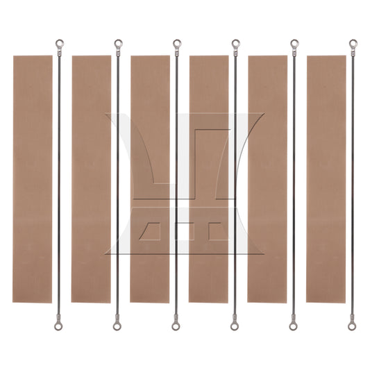 BQLZR 6Pieces Impulse Sealing Machine Heater Part 240x2mm Replacement for Pfs-200