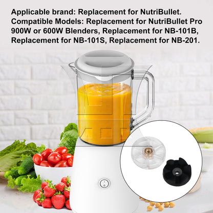 BQLZR Rubber & Motor Base Top Blender Gear Set Replacement for NutriBullet 900W/600W
