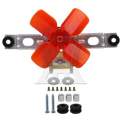 BQLZR 120V 482731 482470 Evaporator Fan Motor Kit Replacement for Fridge