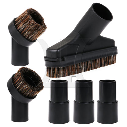 BQLZR 32mm Horse Hair Dusting Brush Tool & Vacuum Hose Adapter