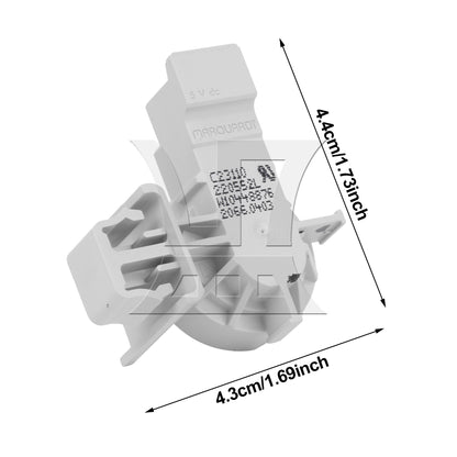 BQLZR Washer Pressure Switch Components Replacement for 7MMHW5500FC0 Grey