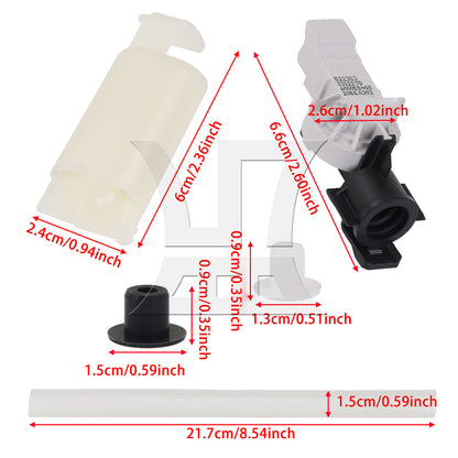 BQLZR Plastic Dishwasher Pressure Sensor Set Replacement for EI24ID30QB0A