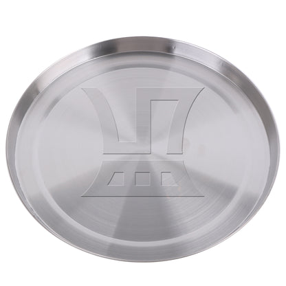 BQLZR 4 Pcs Round Stainless Steel Electric Oven Top Covers for Kitchen Burner Cooker