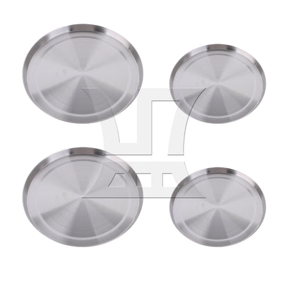 BQLZR 4 Pcs Round Stainless Steel Electric Oven Top Covers for Kitchen Burner Cooker