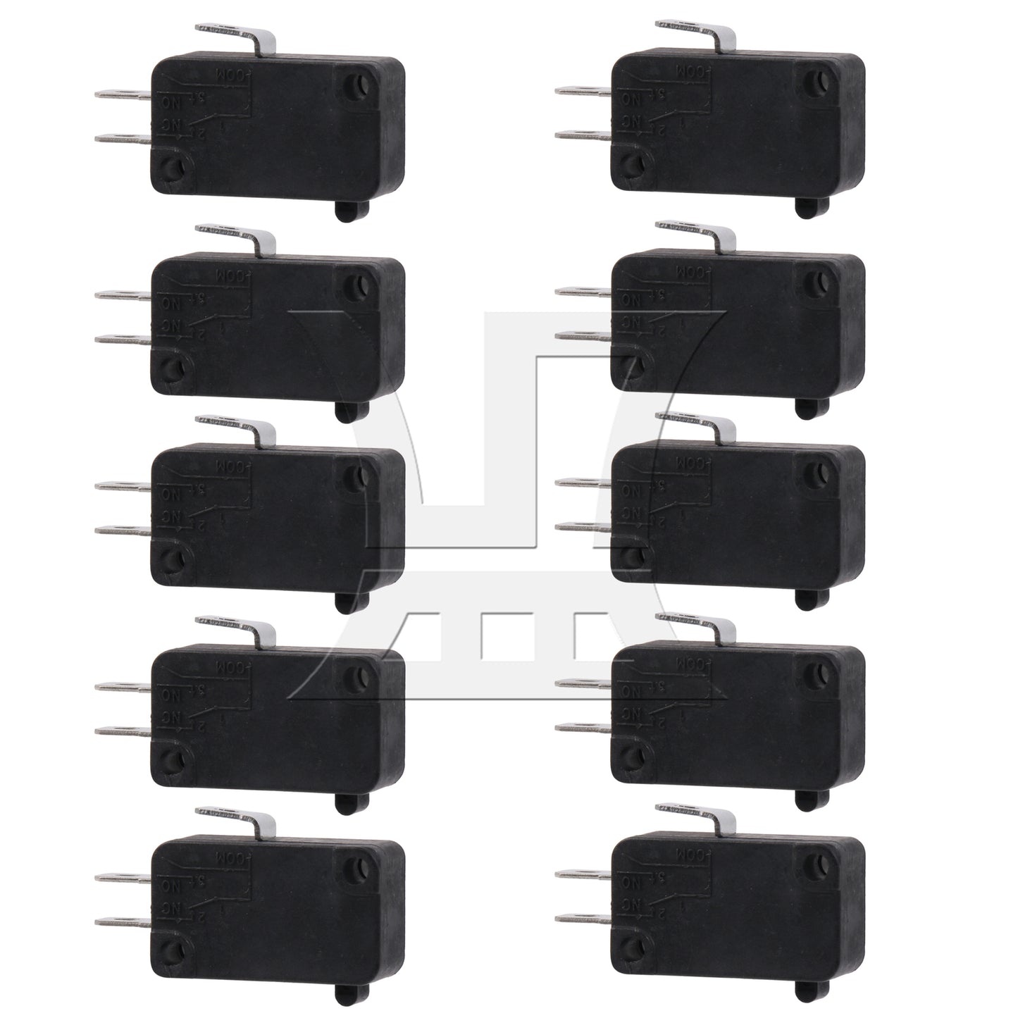 BQLZR 10Pieces Microwave Door Oven Micro Limit Switch 16A 125-250V 120 Degree NC NO