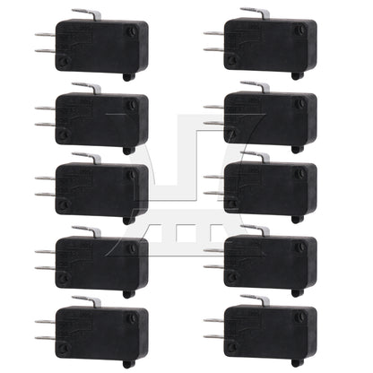 BQLZR 10Pieces Microwave Door Oven Micro Limit Switch 16A 125-250V 120 Degree NC NO