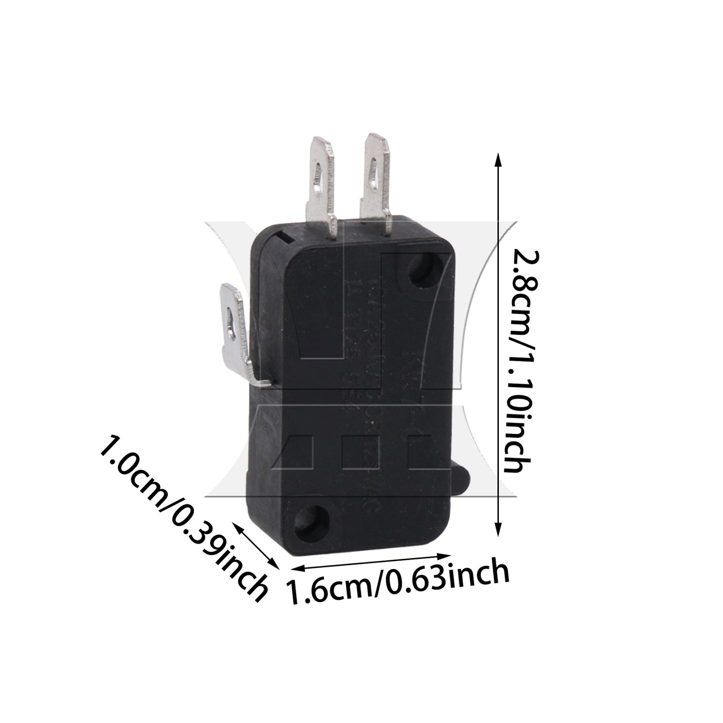 BQLZR 10Pieces Microwave Door Oven Micro Limit Switch 16A 125-250V 120 Degree NC NO