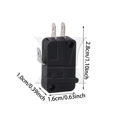 BQLZR 10Pieces Microwave Door Oven Micro Limit Switch 16A 125-250V 120 Degree NC NO