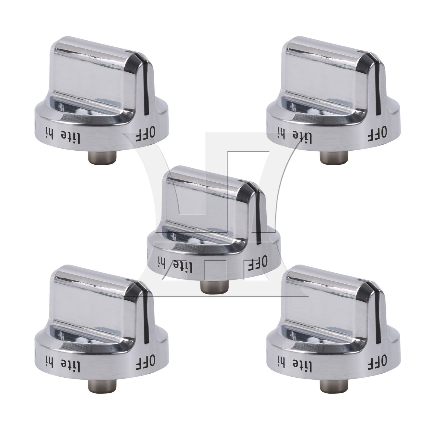 BQLZR 5 Pcs Top Burner Control Knob 5304502763 Replacement for EAP11724147