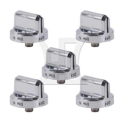 BQLZR 5 Pcs Top Burner Control Knob 5304502763 Replacement for EAP11724147