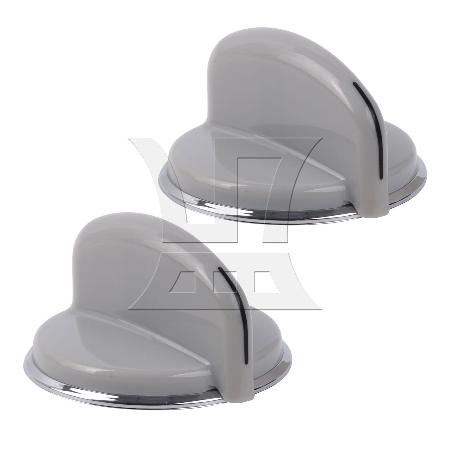 BQLZR 2Pieces Plastic Dryer Control Knobs Grey 1550693 Replacement for AP4485269
