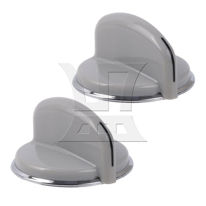 BQLZR 2Pieces Plastic Dryer Control Knobs Grey 1550693 Replacement for AP4485269
