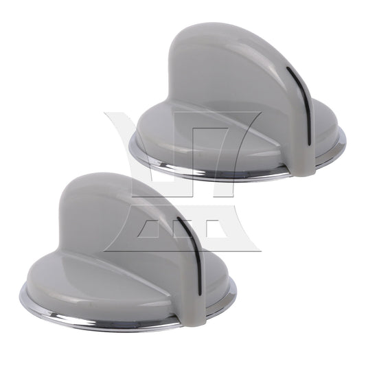 BQLZR 2Pieces Plastic Dryer Control Knobs Grey 1550693 Replacement for AP4485269