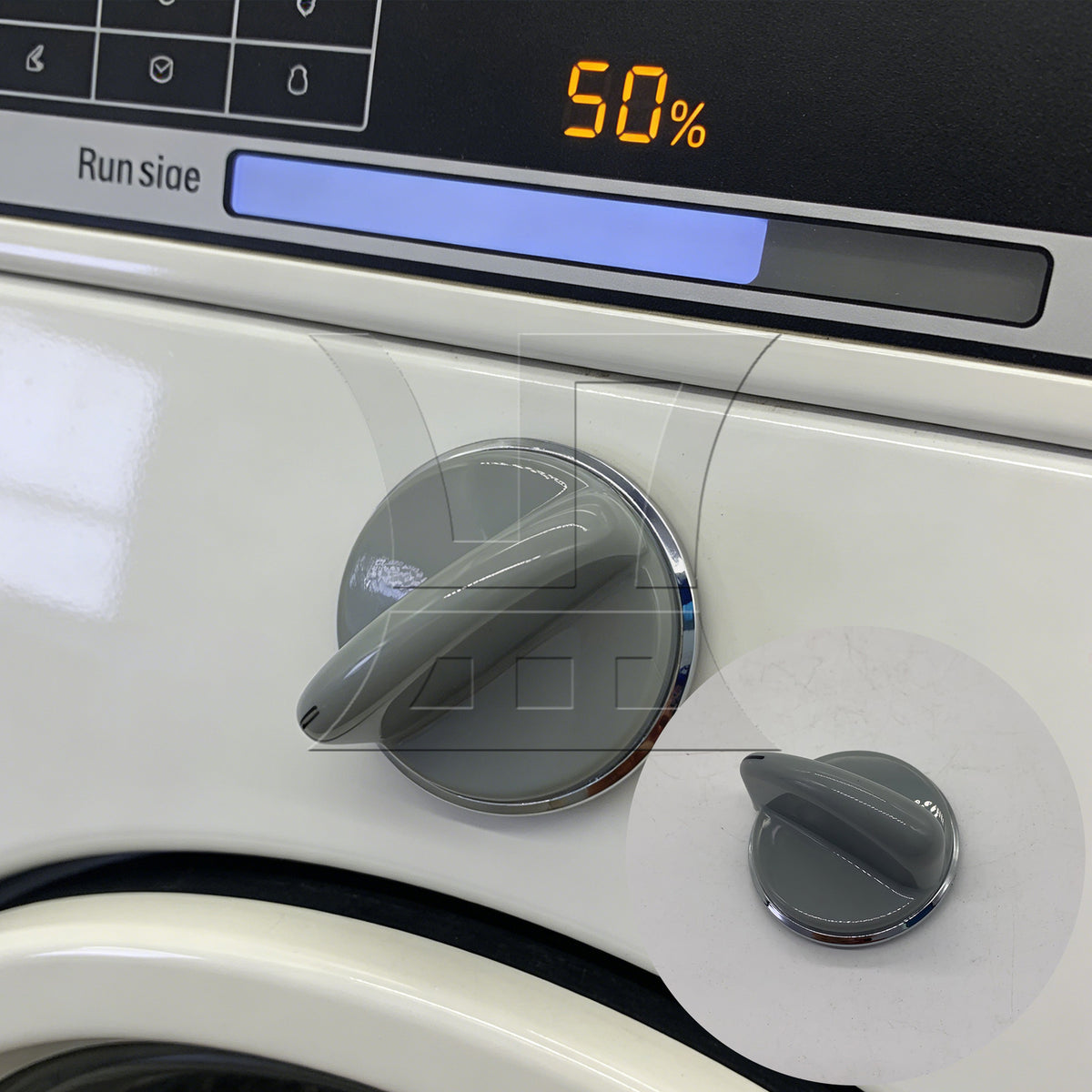 BQLZR 2Pieces Plastic Dryer Control Knobs Grey 1550693 Replacement for AP4485269