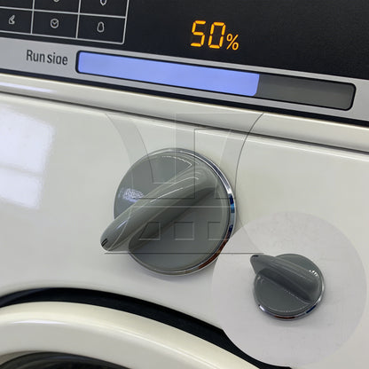 BQLZR 2Pieces Plastic Dryer Control Knobs Grey 1550693 Replacement for AP4485269